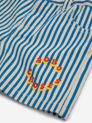 Bobo Choses Circle stripes woven shorts