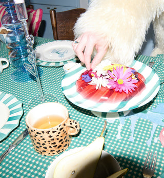 Pegasus Striped Cake Platter