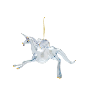 Pegasus Glass Ornament