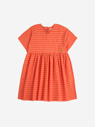 Vichy woven dress kids