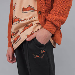 Dachshund - jogger with embroidery