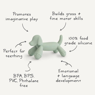 Figurine teether - dog