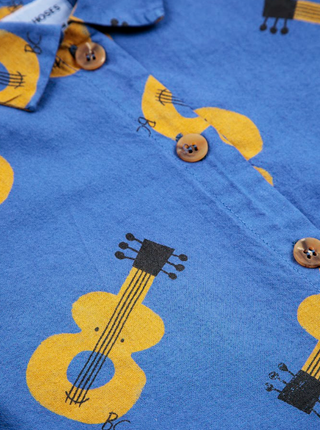 Baby Acoustic Guitar all over woven shirt