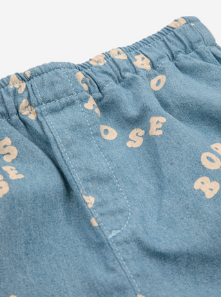 Baby Bobo Choses Circle denim bermuda shorts