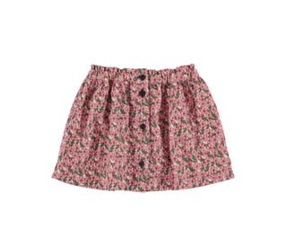 Short skirt | Pink flowers