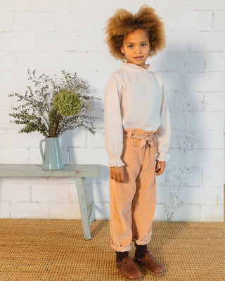 GIRLY CORDUROY PANTS APPLE BLOSSOM