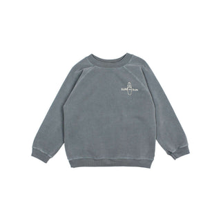 FLEECE SWEATSHIRT  BLUE TEAL