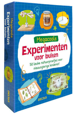 Megacoole experimenten voor buiten - Doos met kaarten