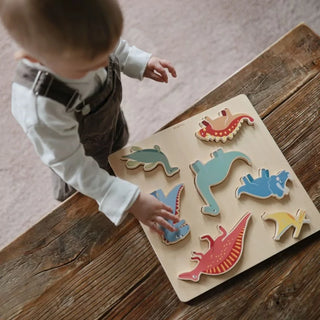 Houten puzzel - Dino