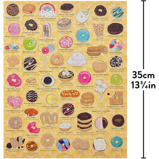 DONUT LOVER'S 500 PIECE JIGSAW PUZZEL